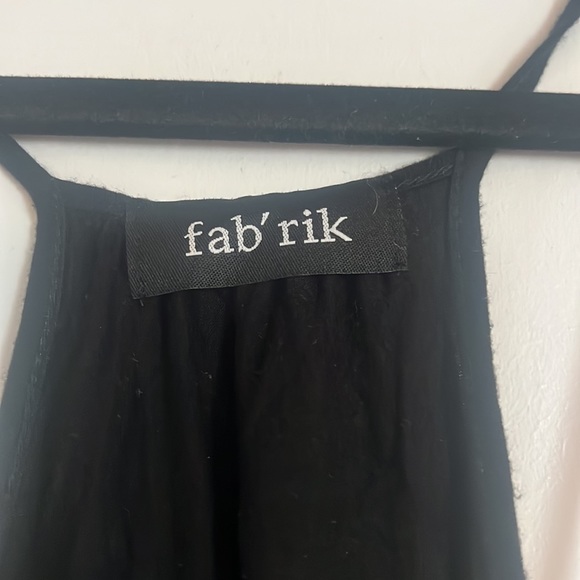 Black Fabrik Ruffle Top - Picture 2 of 2
